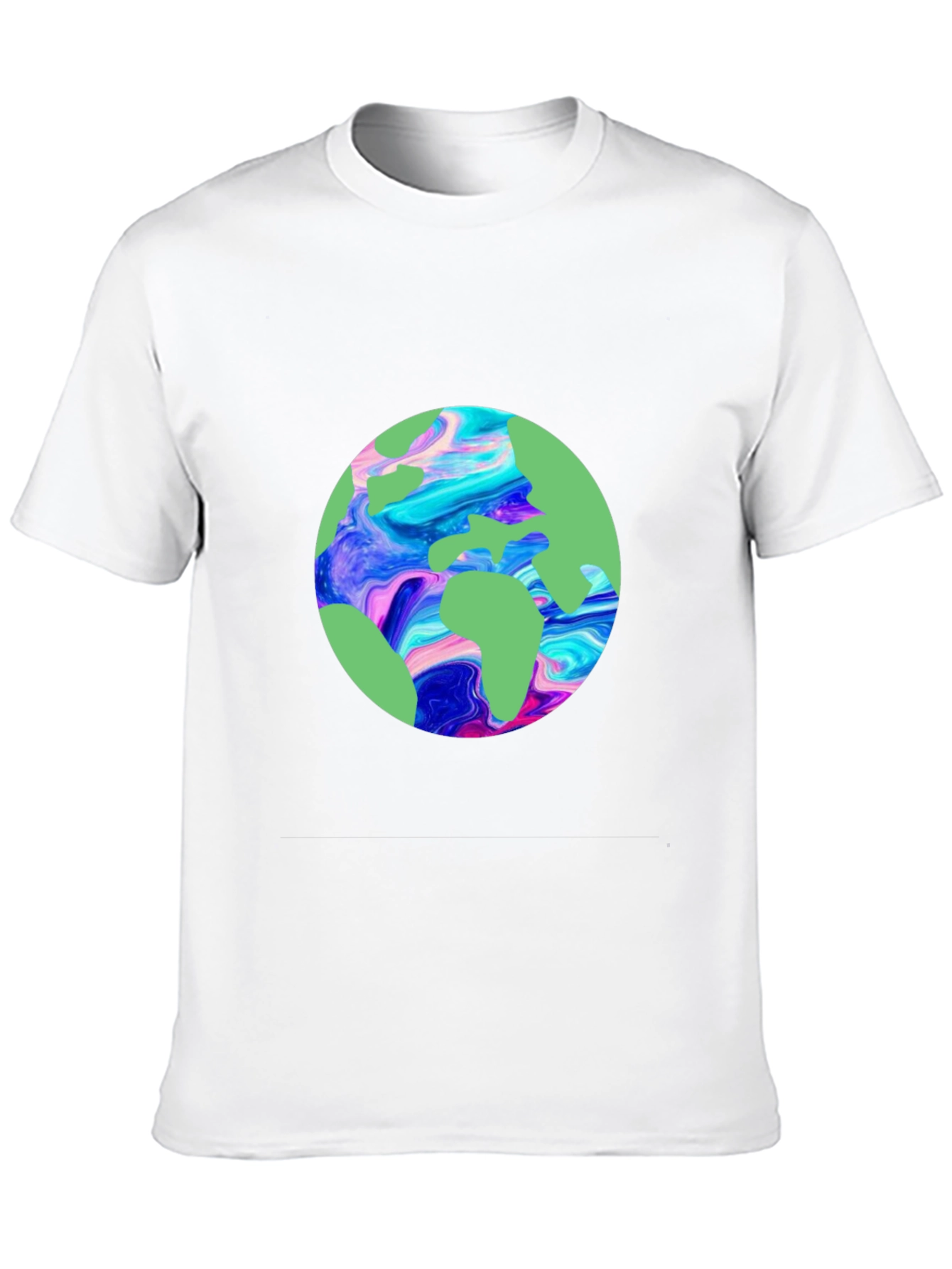 Earth Graphic Tee - Black Unisex T-Shirt