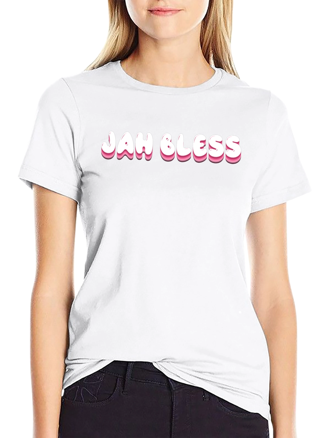 Jah Bless Black Tee - Casual Style