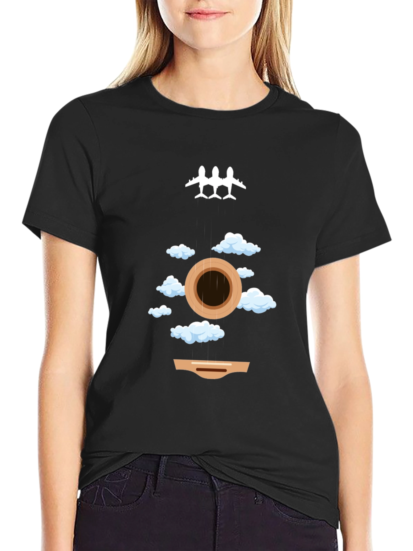 Guitar Sky T-Shirt - Aviation Music Design
