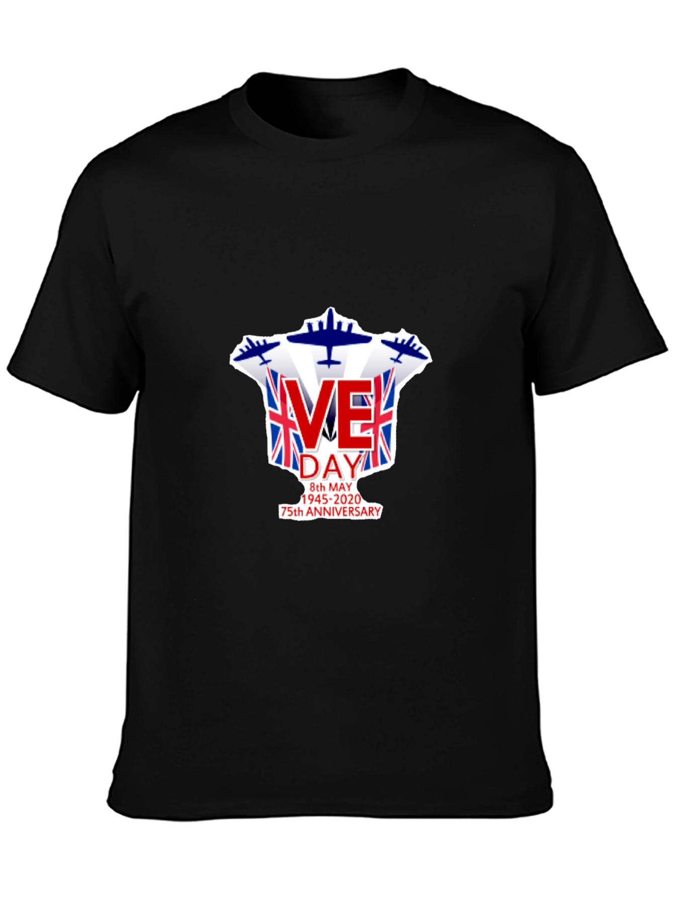 VE Day 75th Anniversary T-Shirt - Union Jack Design