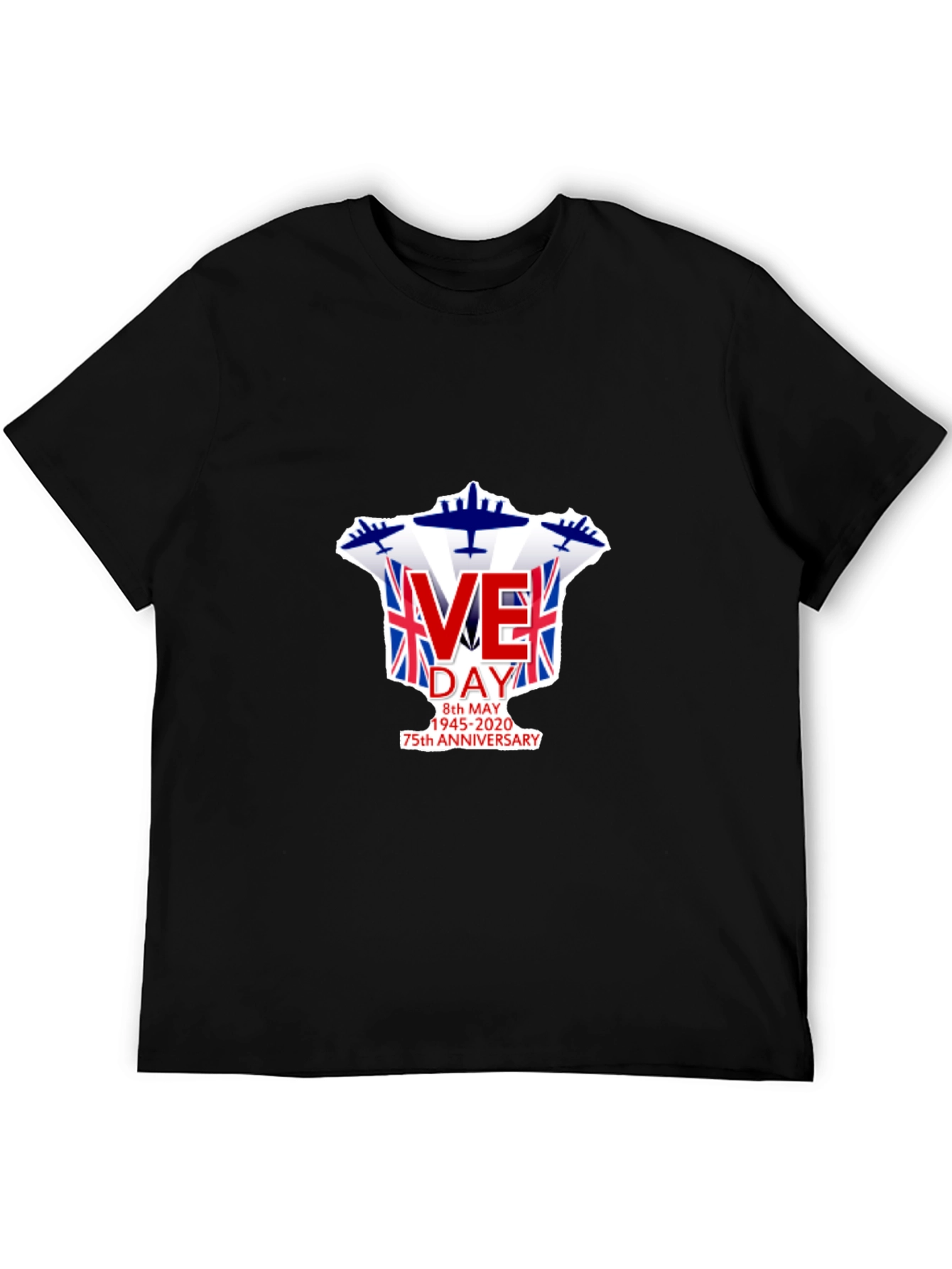 VE Day 75th Anniversary T-Shirt - Union Jack Design