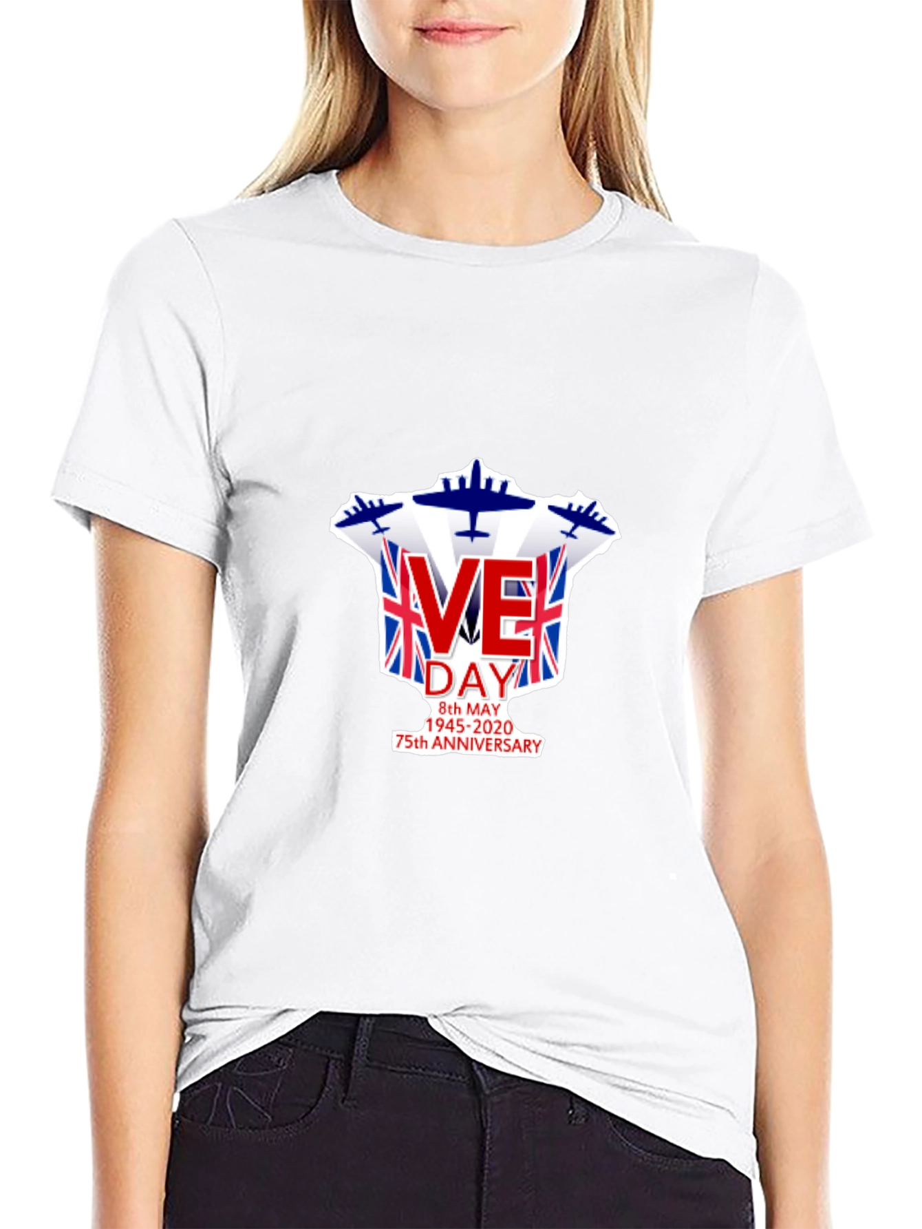 VE Day 75th Anniversary T-Shirt - Union Jack Design
