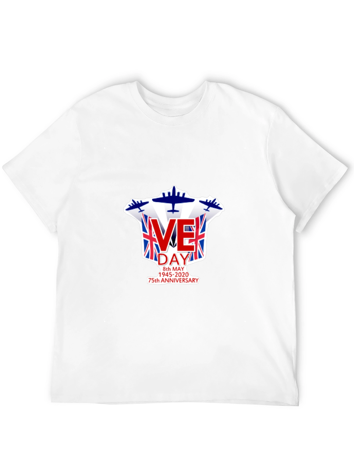 VE Day 75th Anniversary T-Shirt - Union Jack Design