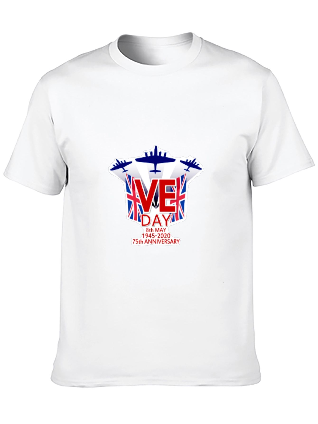 VE Day 75th Anniversary T-Shirt - Union Jack Design