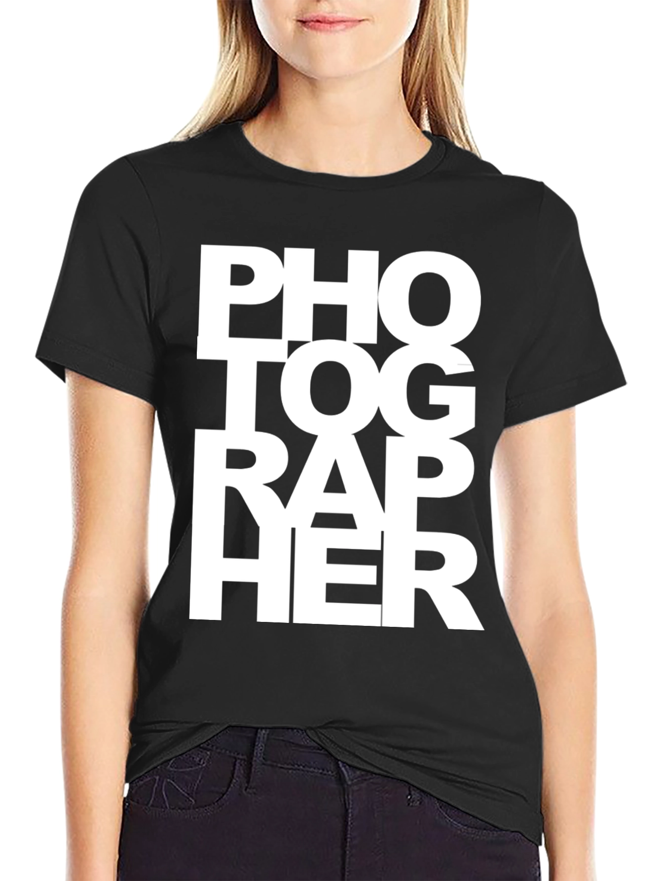 Photographer Graphic Tee - Unisex Black T-Shirt