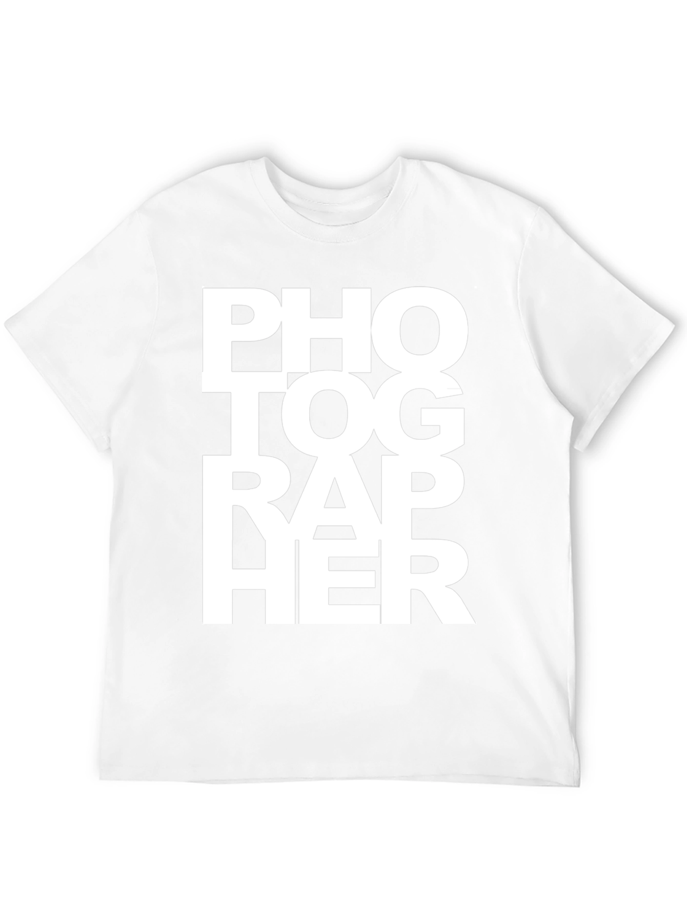 Photographer Graphic Tee - Unisex Black T-Shirt