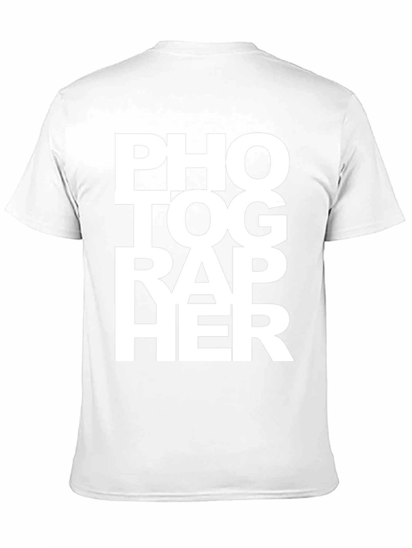Photographer Graphic Tee - Unisex Black T-Shirt