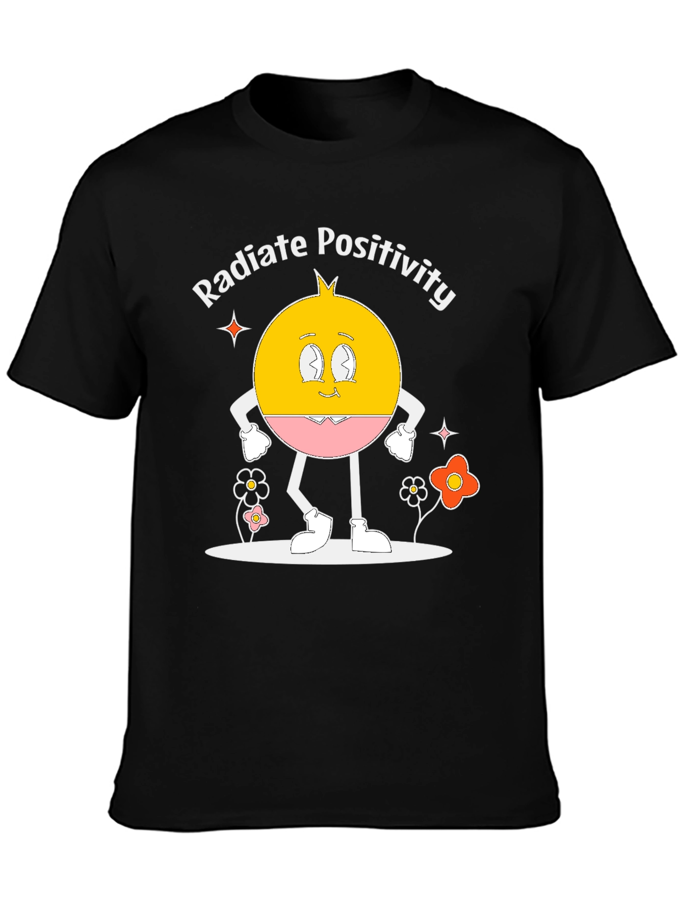 Radiate Positivity Graphic Print T-Shirt