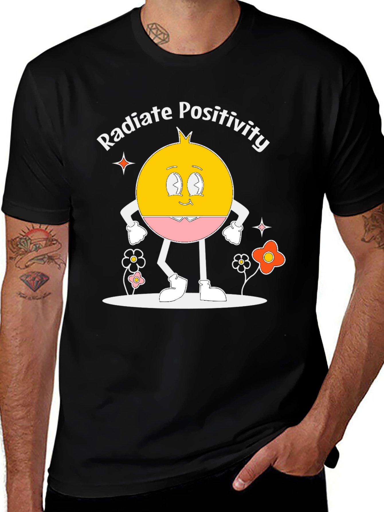 Radiate Positivity Graphic Print T-Shirt