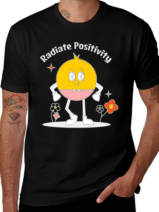 Radiate Positivity Graphic Print T-Shirt