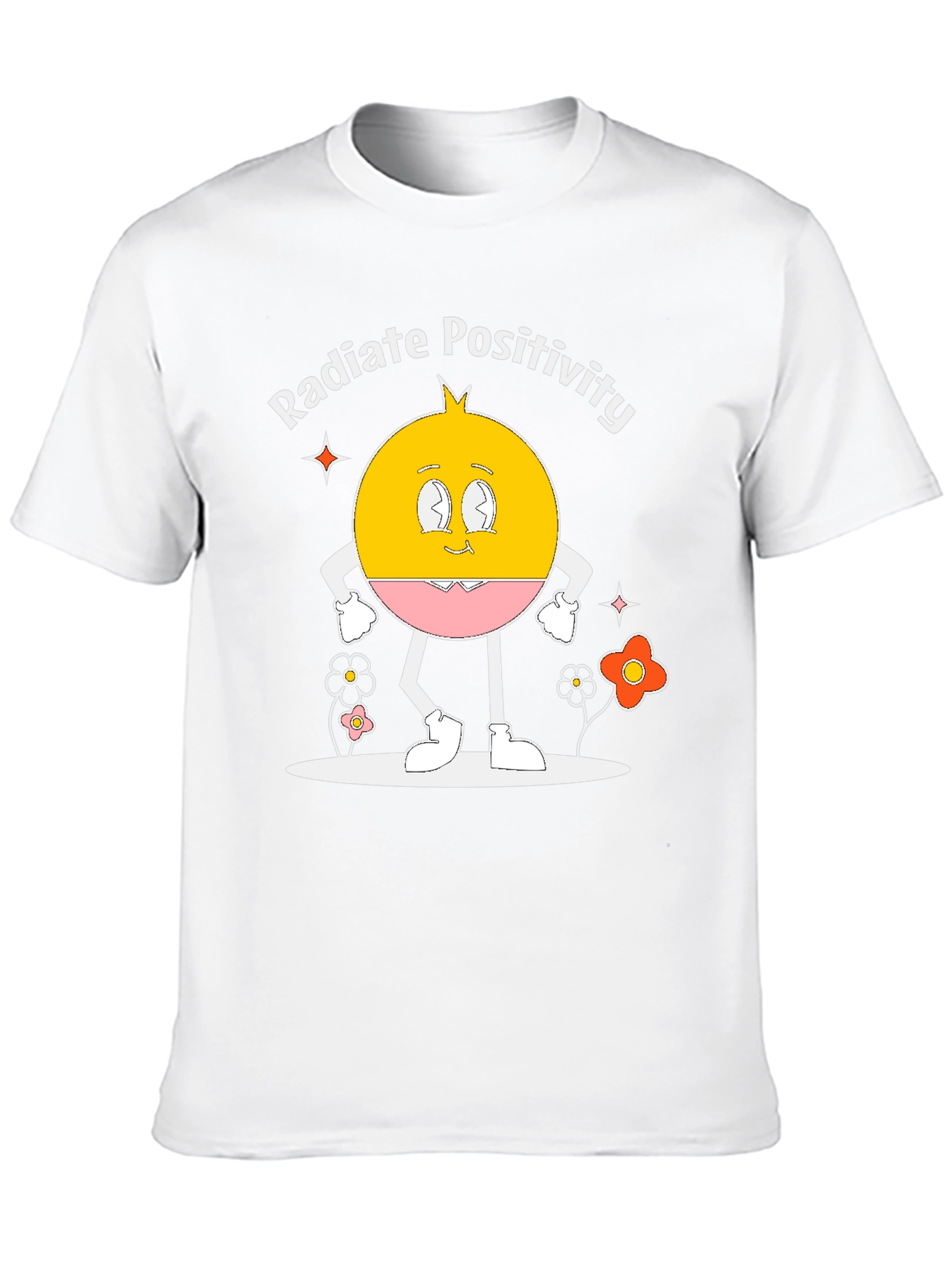 Radiate Positivity Graphic Print T-Shirt