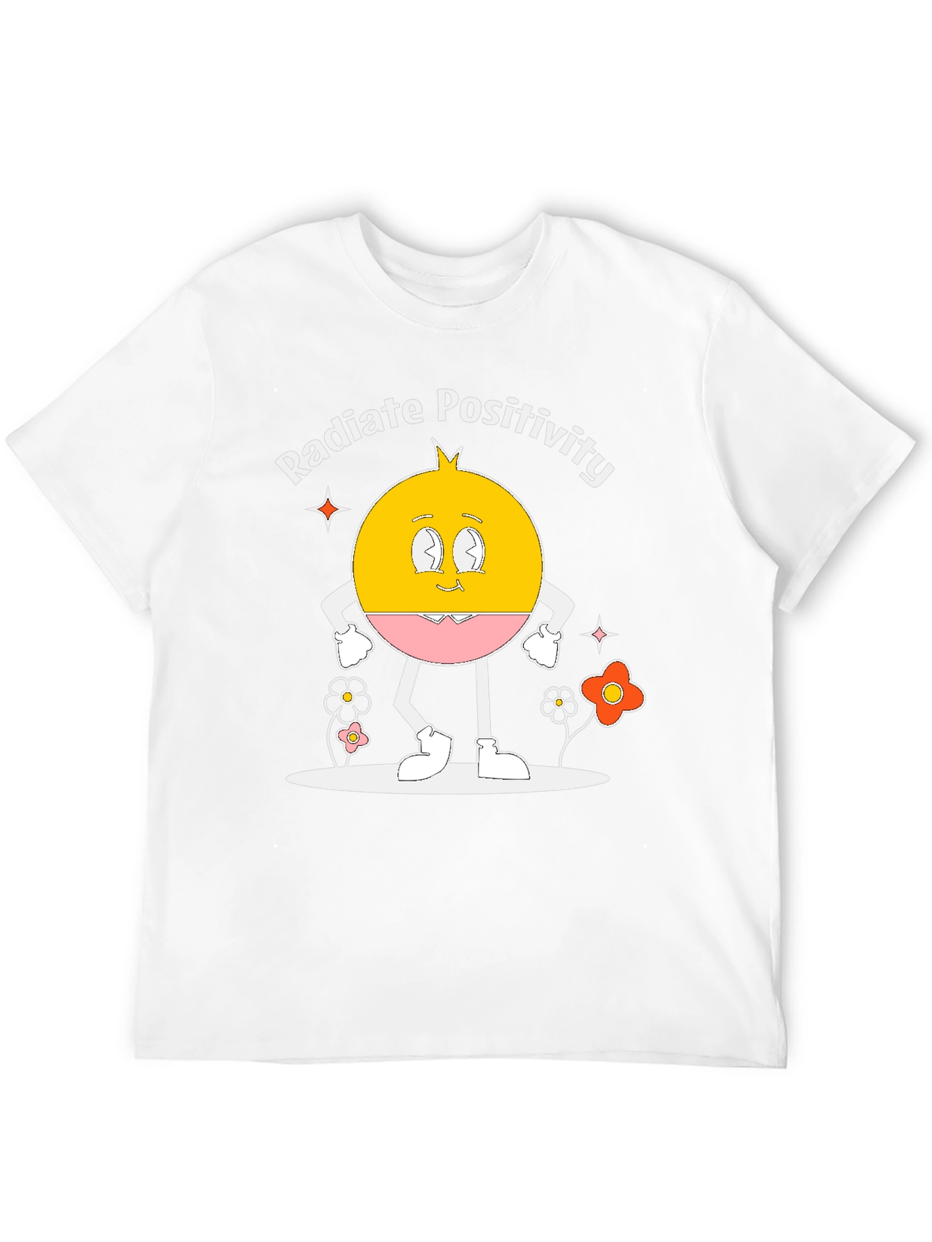 Radiate Positivity Graphic Print T-Shirt
