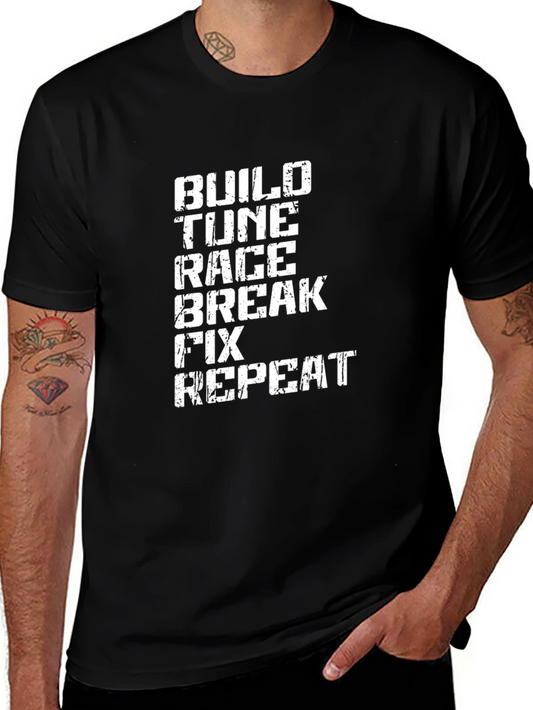 Build Tune Race T-Shirt - Automotive Enthusiast