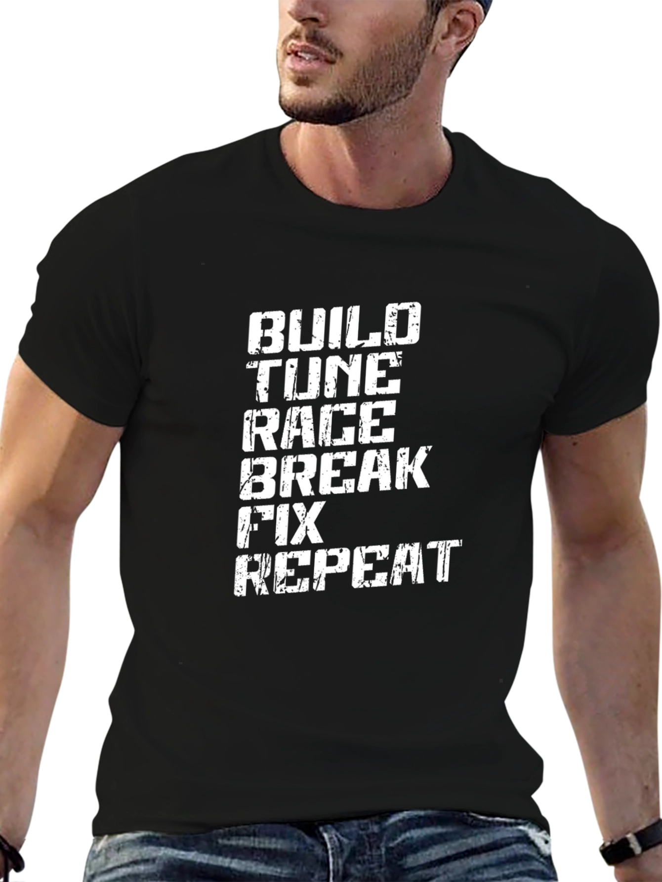 Build Tune Race T-Shirt - Automotive Enthusiast