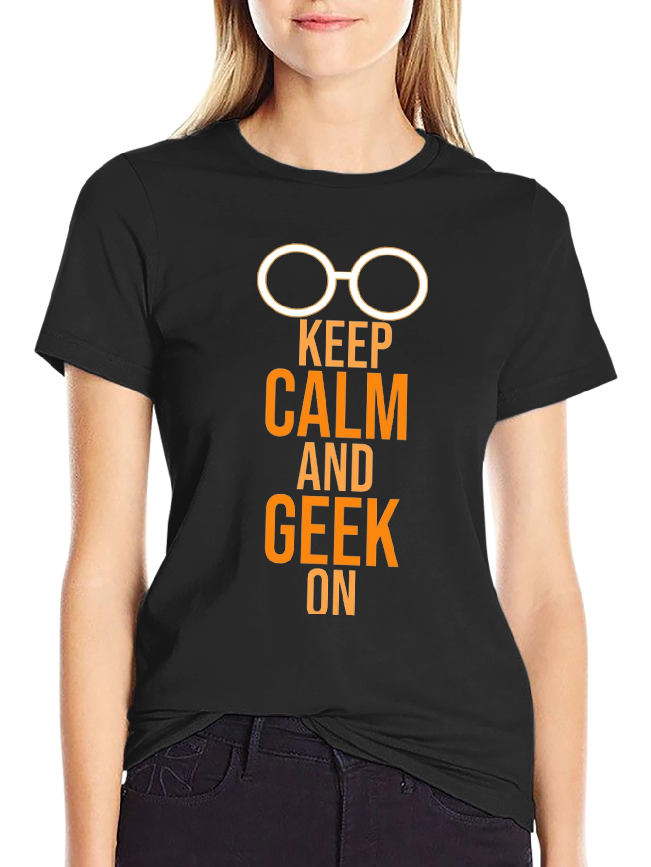 Keep Calm and Geek On T-Shirt