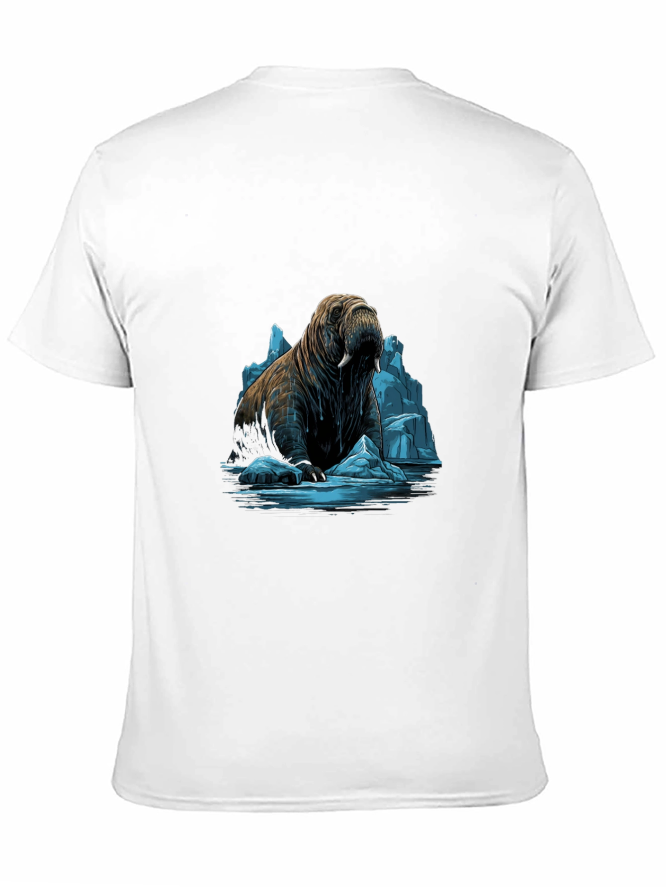 Walrus on Ice Graphic Tee - Black