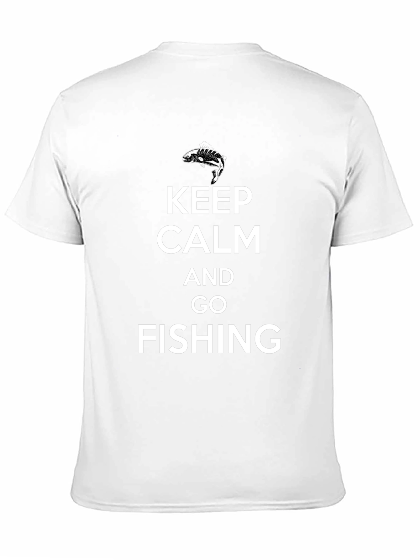 Keep Calm and Go Fishing Graphic T-Shirt