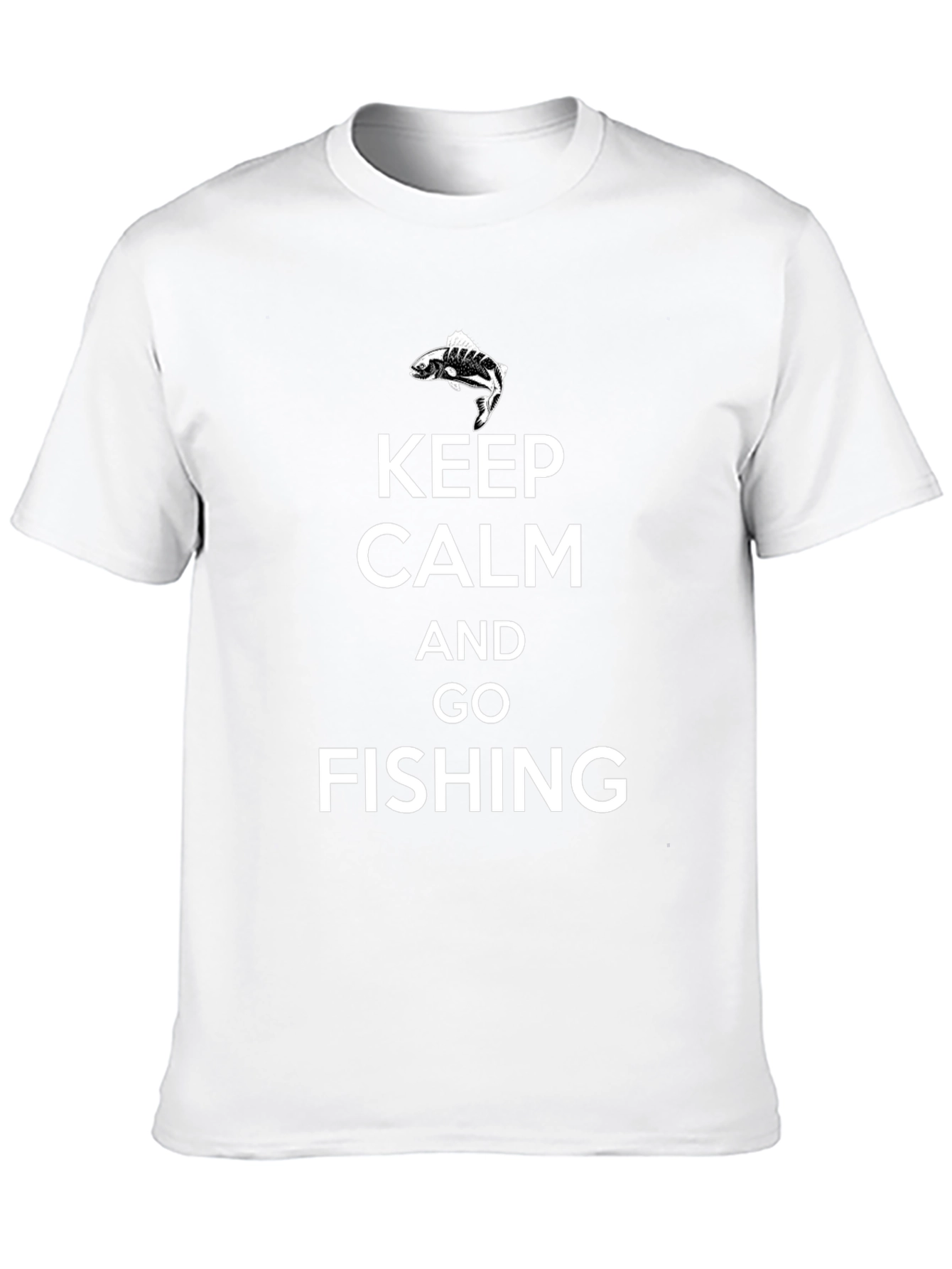 Keep Calm and Go Fishing Graphic T-Shirt