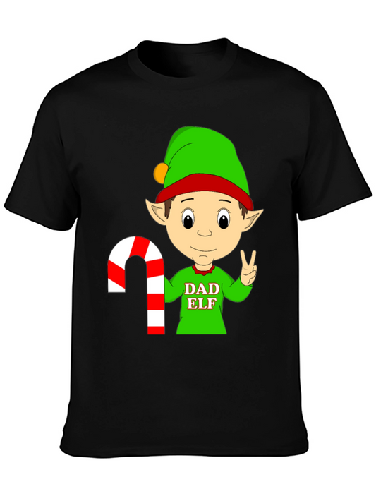 Dad Elf Christmas T-Shirt