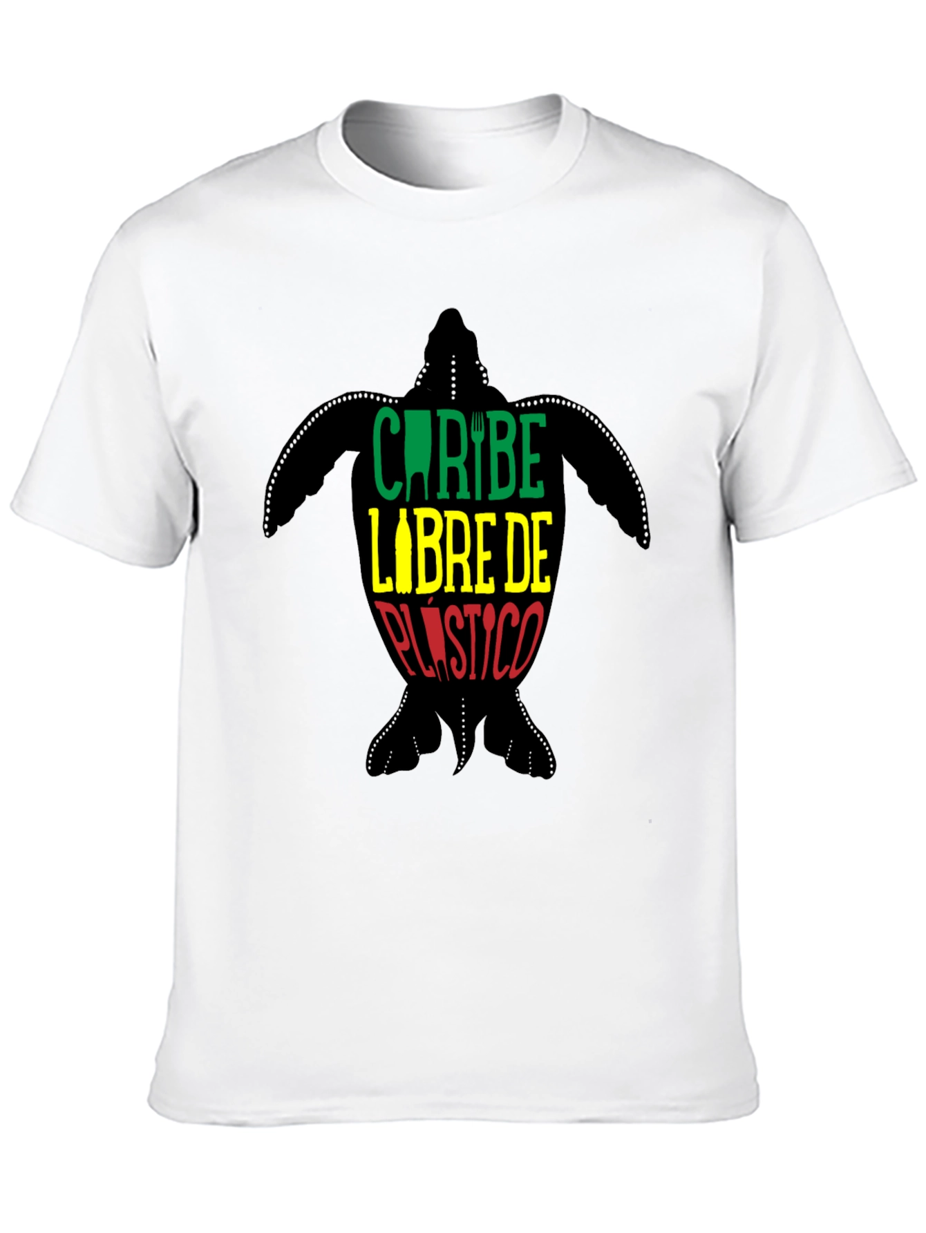 Caribbean Plastic Free Turtle T-Shirt