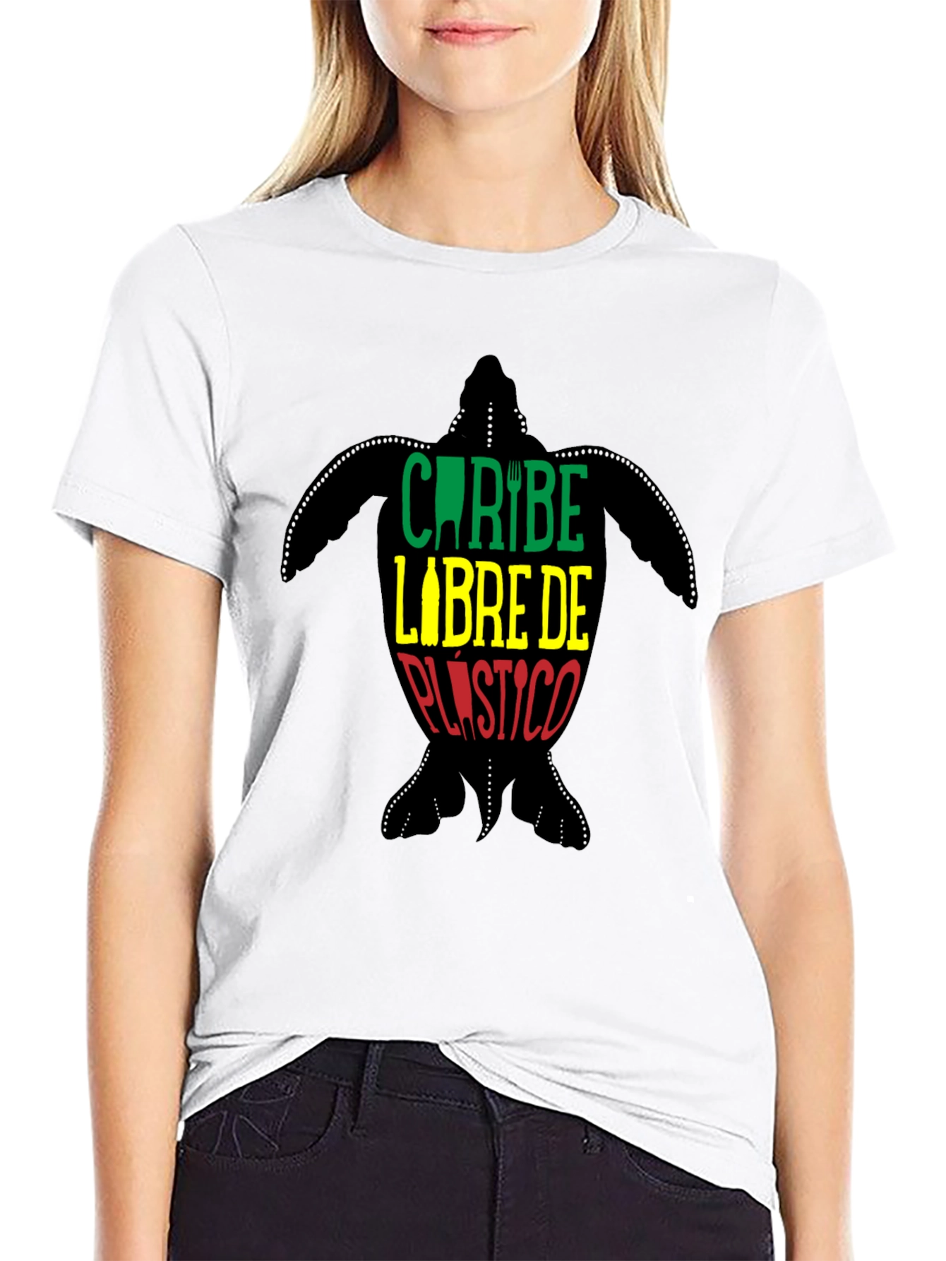 Caribbean Plastic Free Turtle T-Shirt