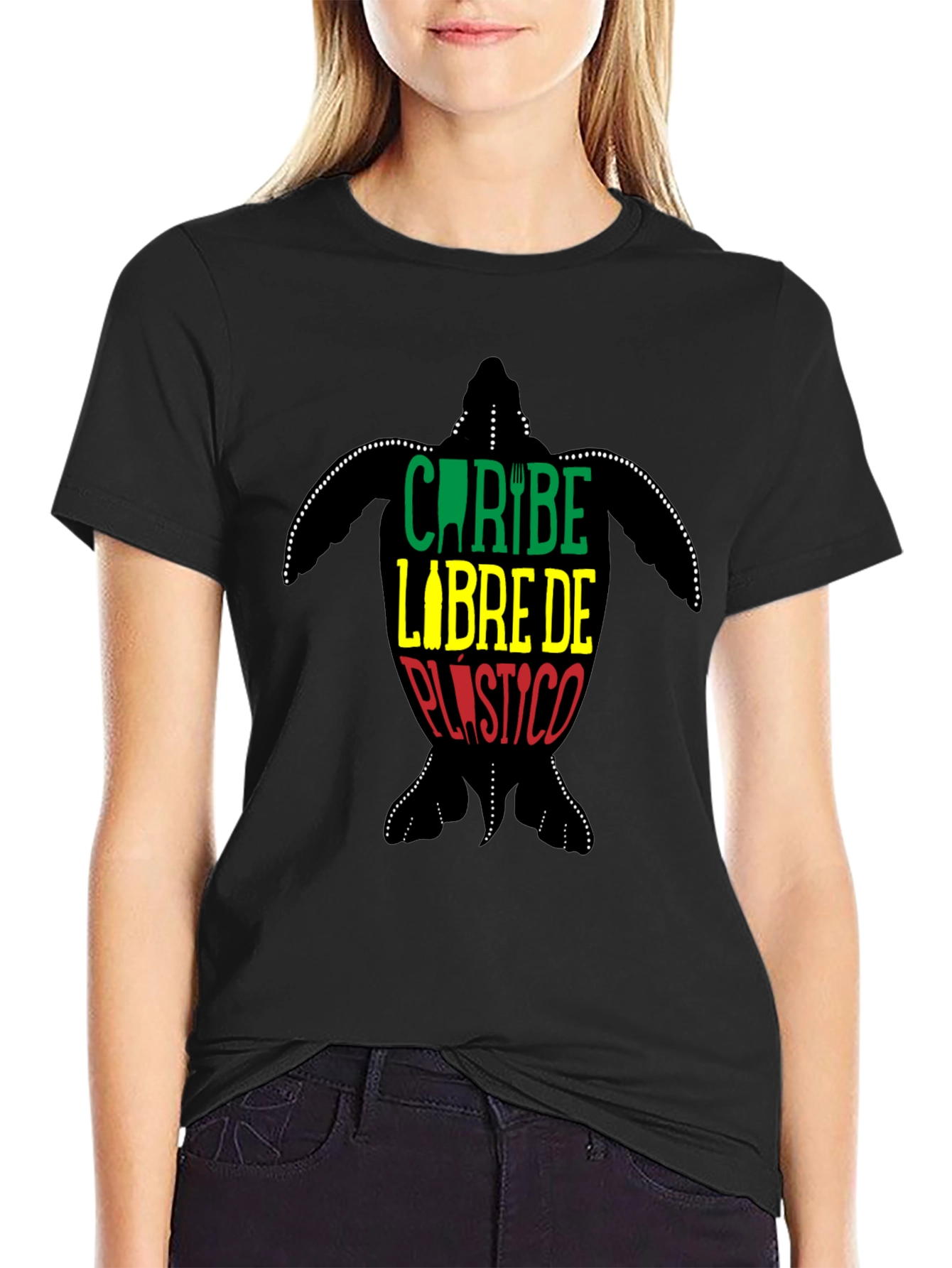 Caribbean Plastic Free Turtle T-Shirt