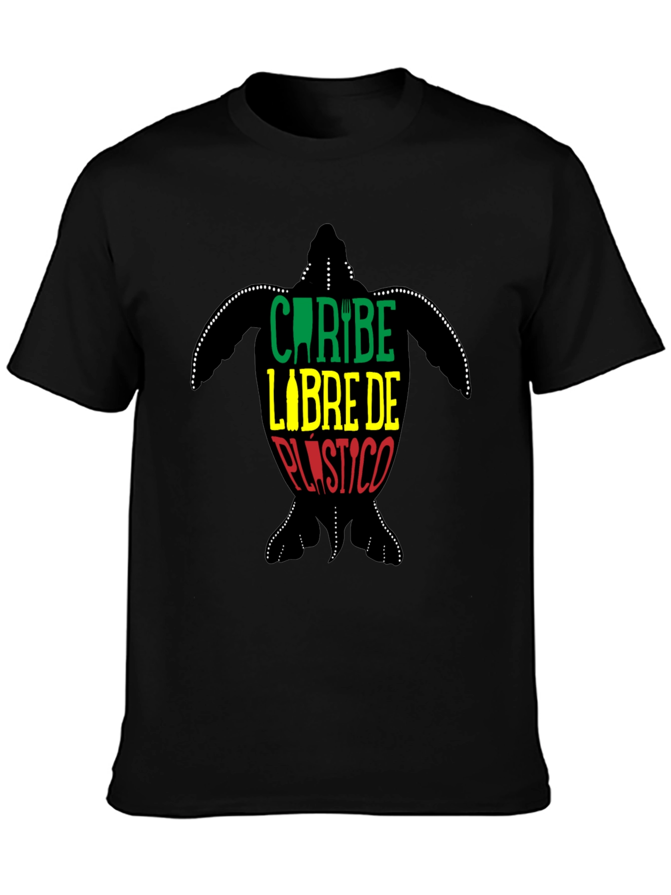 Caribbean Plastic Free Turtle T-Shirt