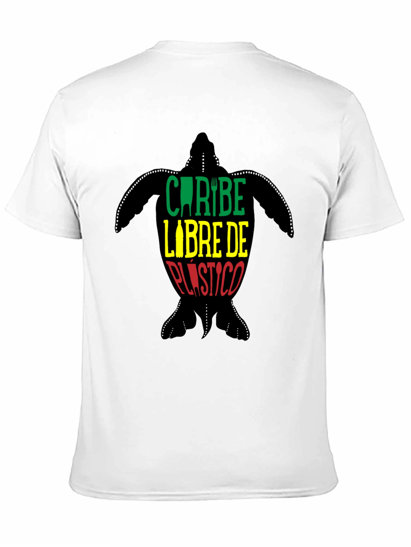 Caribbean Plastic Free Turtle T-Shirt