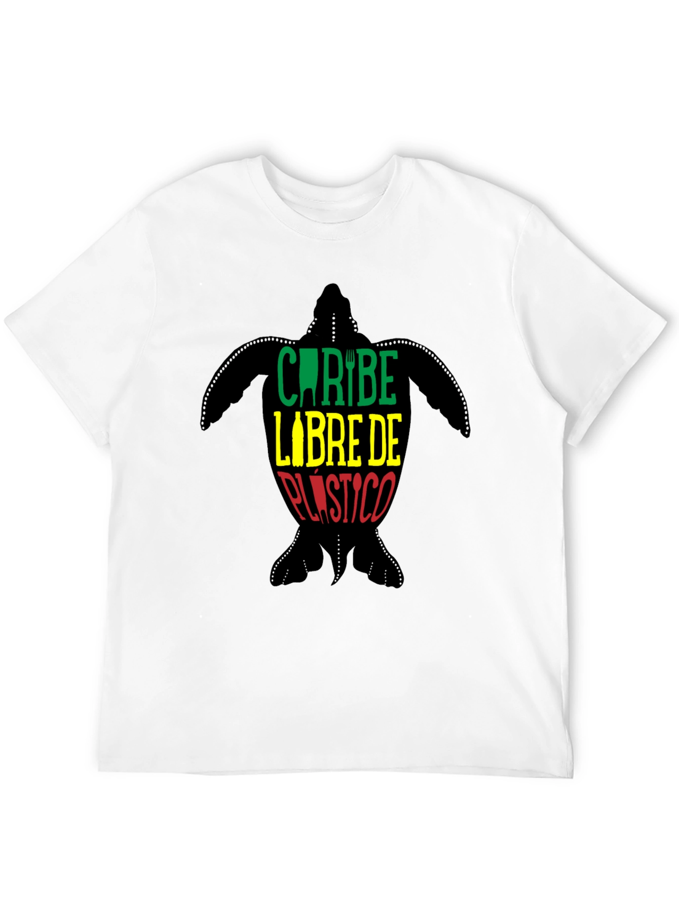 Caribbean Plastic Free Turtle T-Shirt