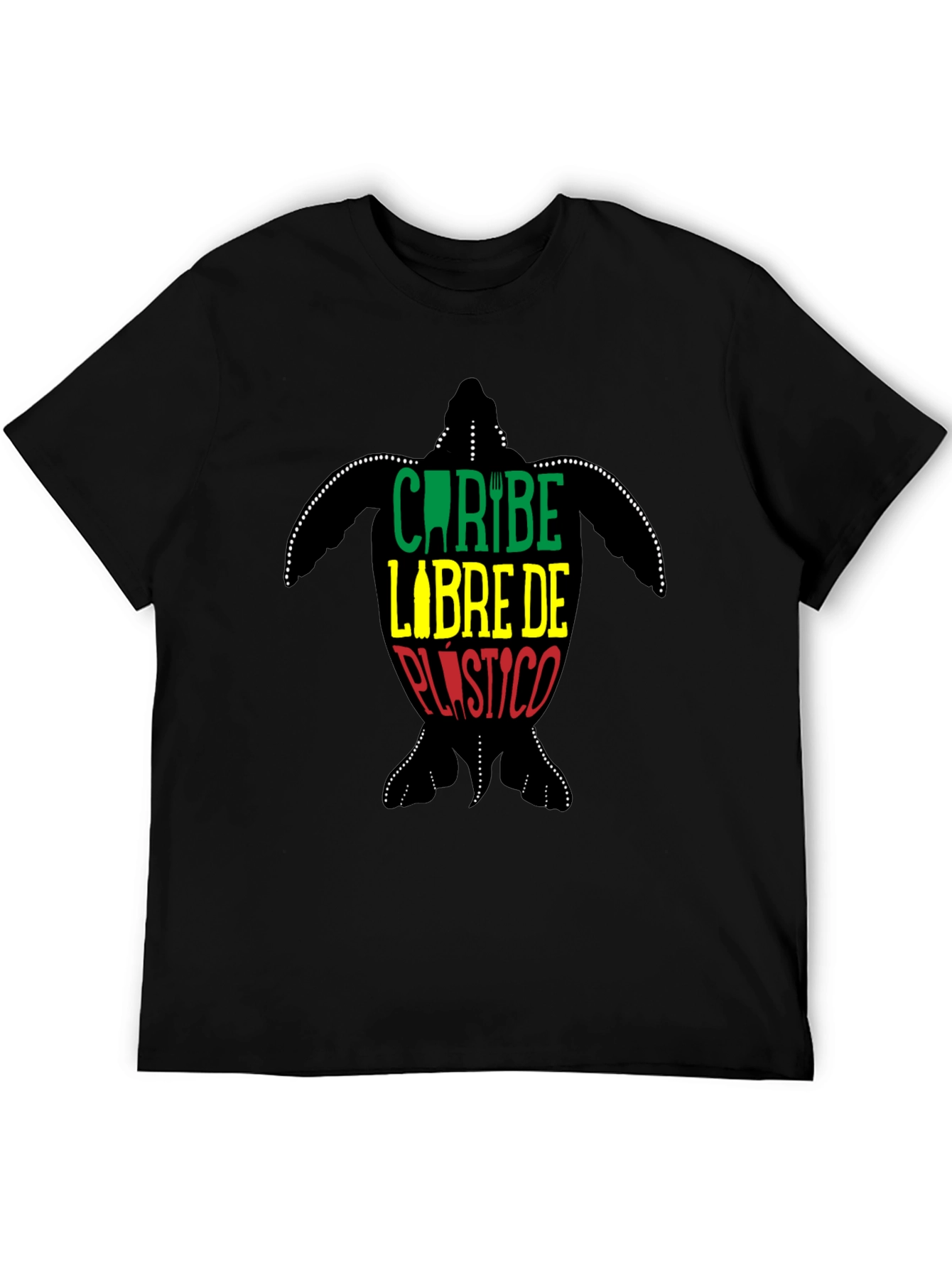 Caribbean Plastic Free Turtle T-Shirt