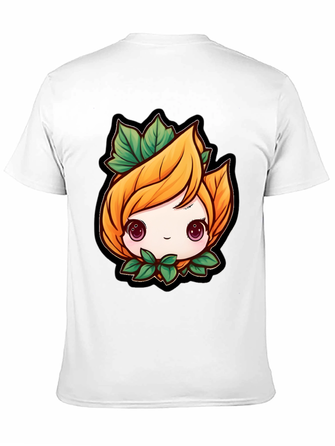 Cute Anime Plant Character T-Shirt