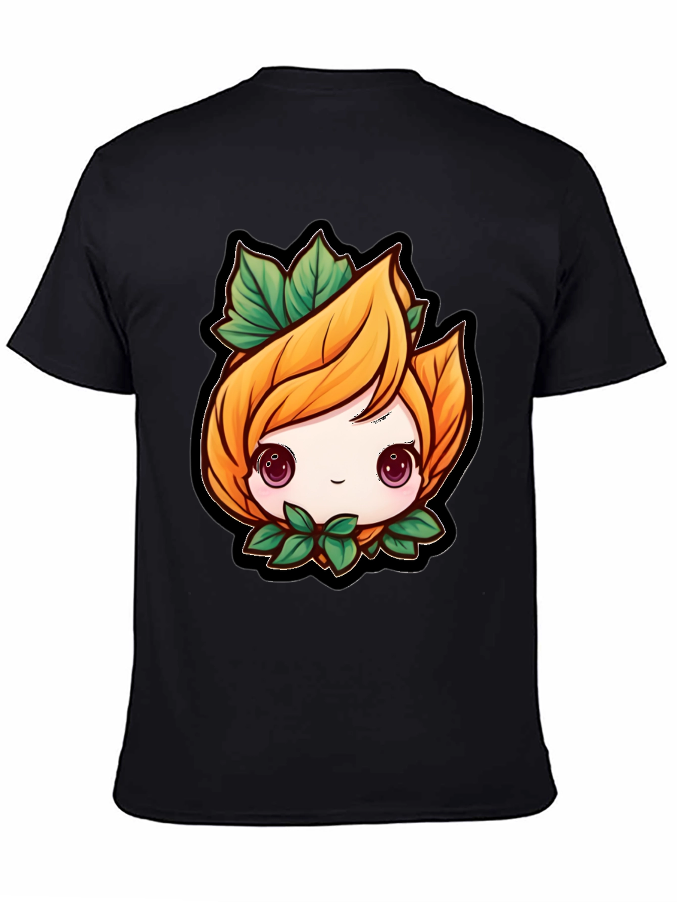 Cute Anime Plant Character T-Shirt