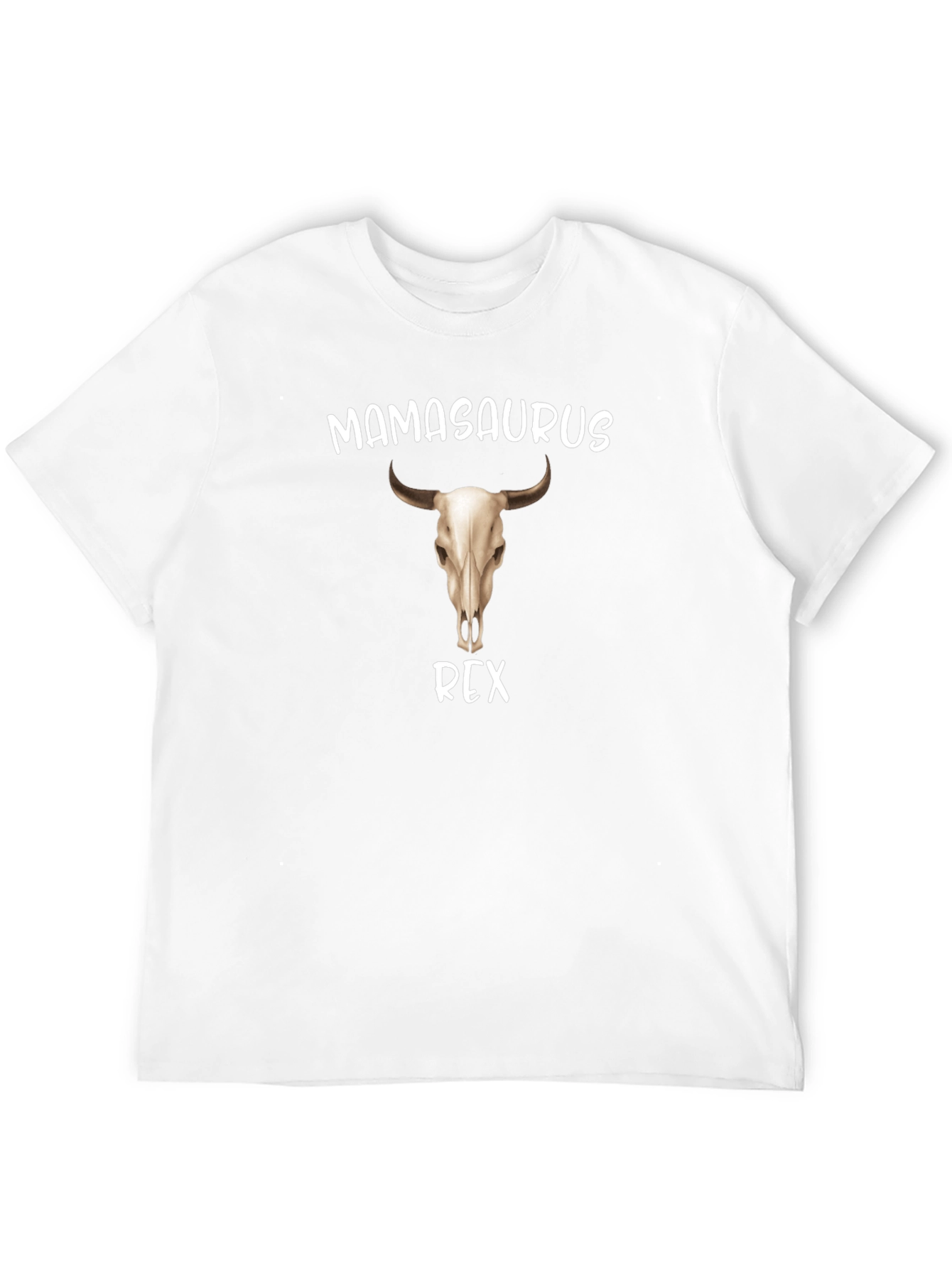 Mamasaurus Rex T-Shirt - Bull Skull Graphic Tee