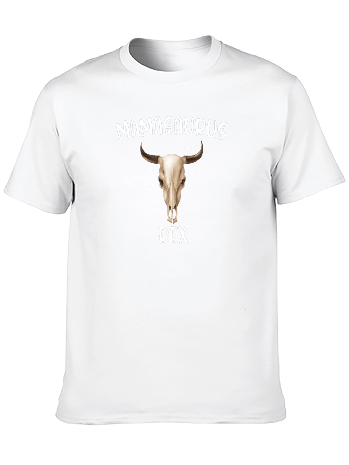Mamasaurus Rex T-Shirt - Bull Skull Graphic Tee