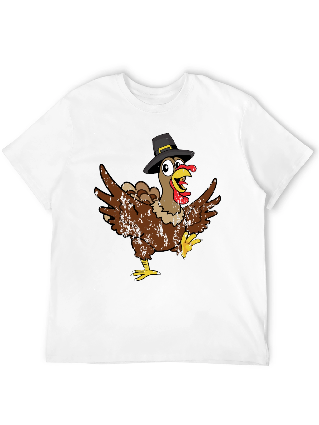 Thanksgiving Turkey Pilgrim Hat T-Shirt