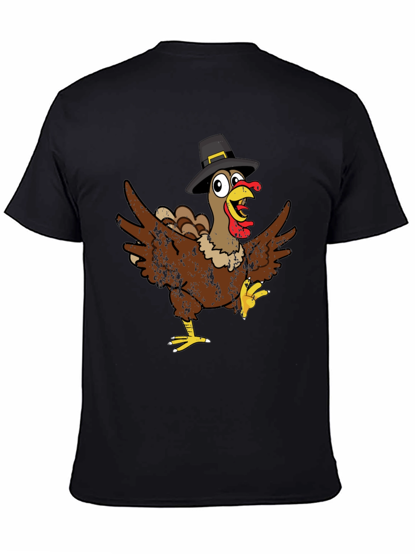 Thanksgiving Turkey Pilgrim Hat T-Shirt