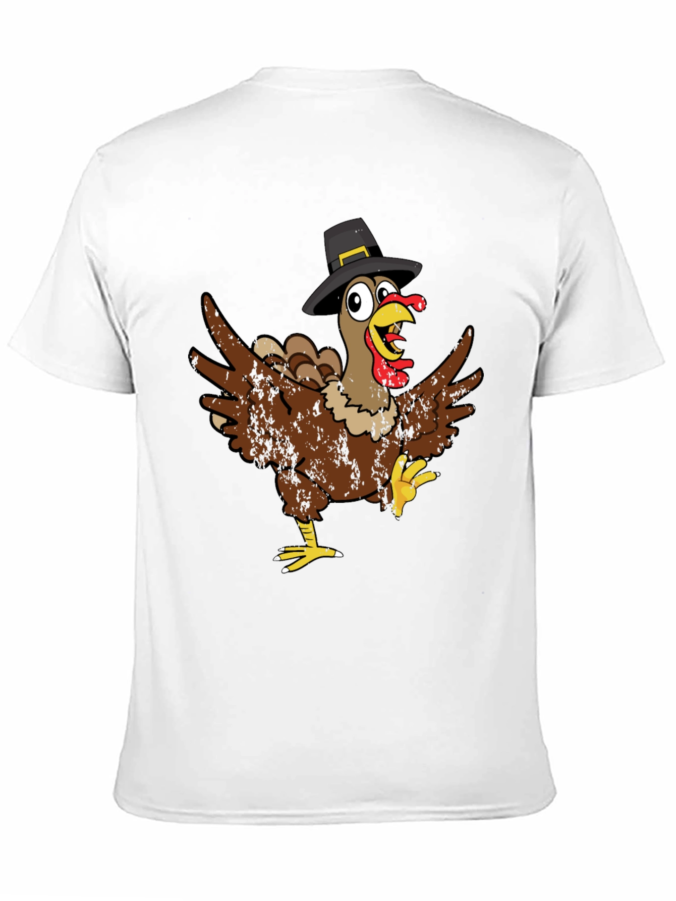 Thanksgiving Turkey Pilgrim Hat T-Shirt
