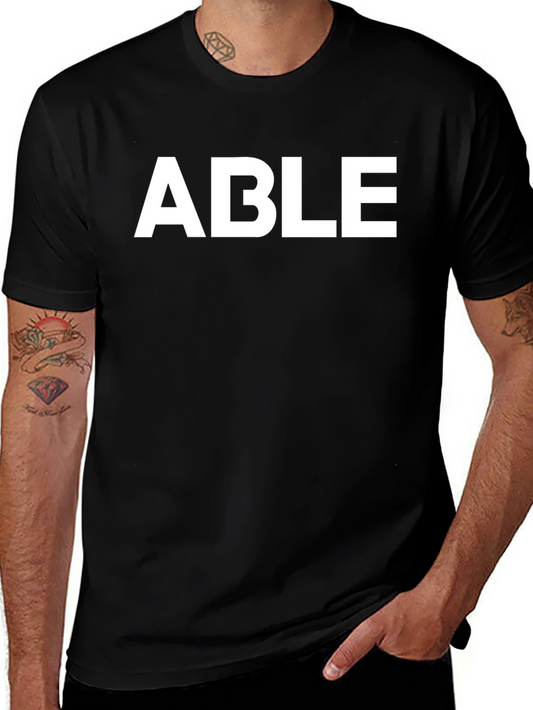 ABLE Graphic Tee - Classic Black T-Shirt