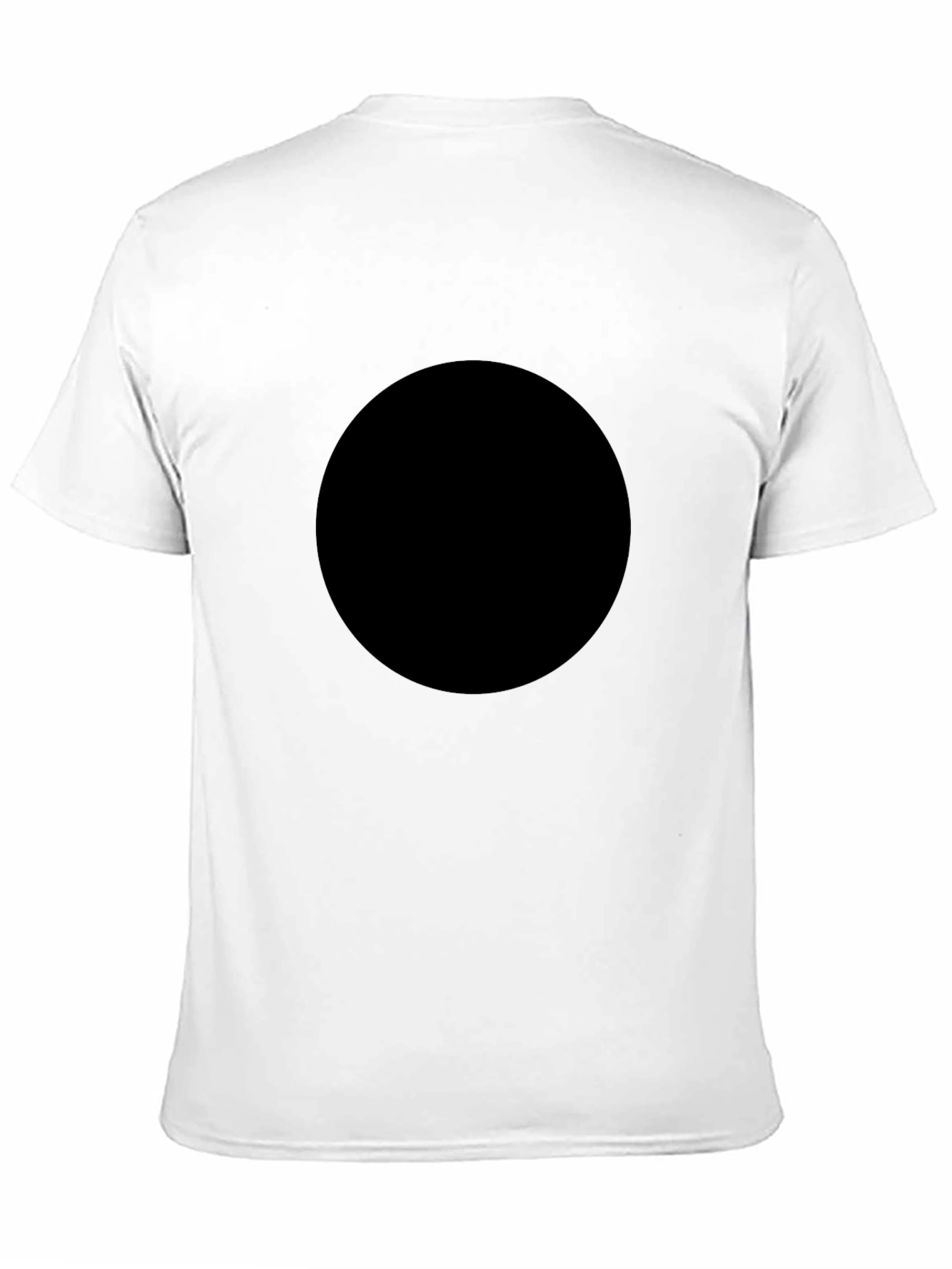 Mens Black Crew Neck T-Shirt - Classic Style