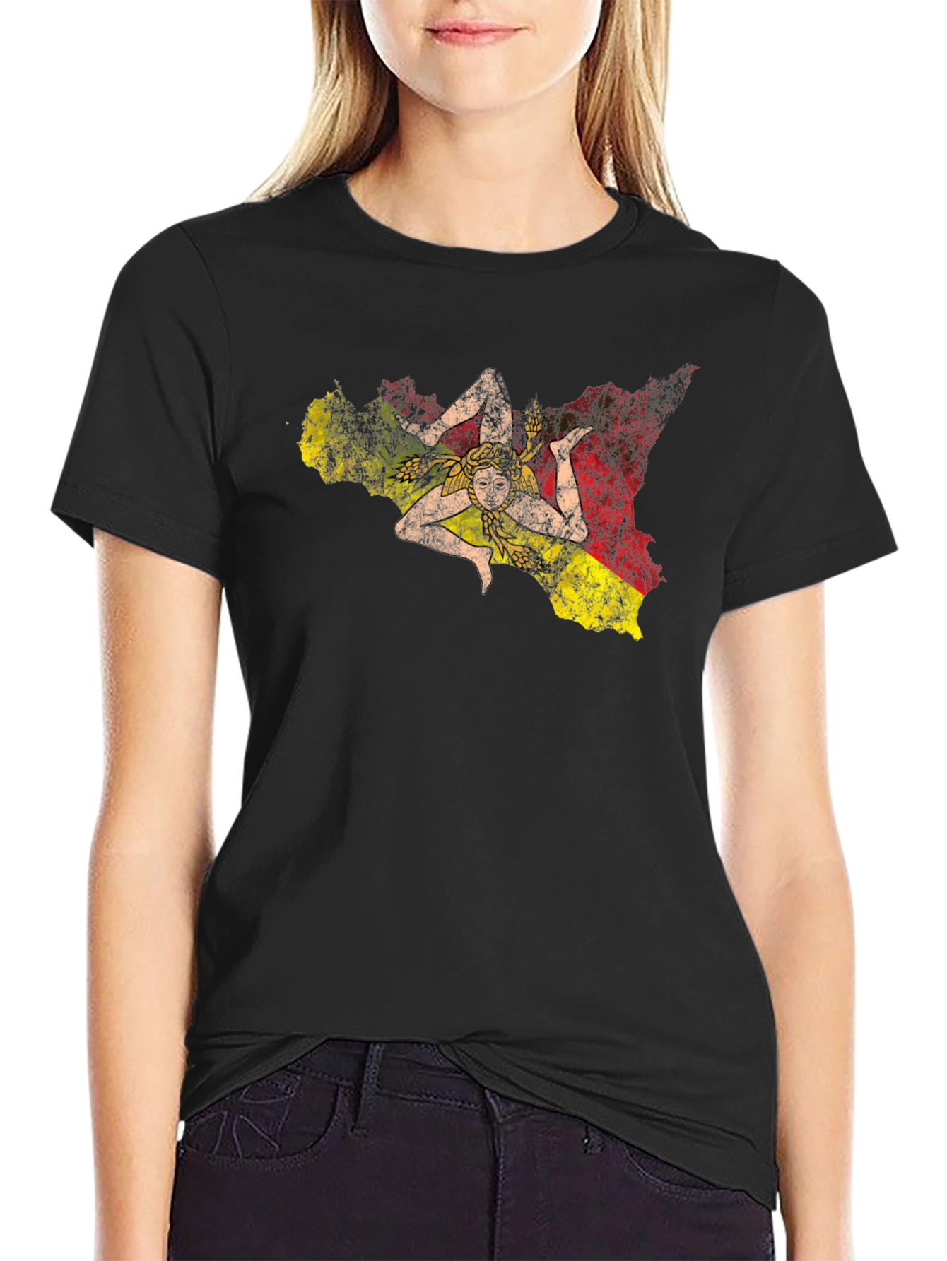 Sicily Trinacria Symbol T-Shirt