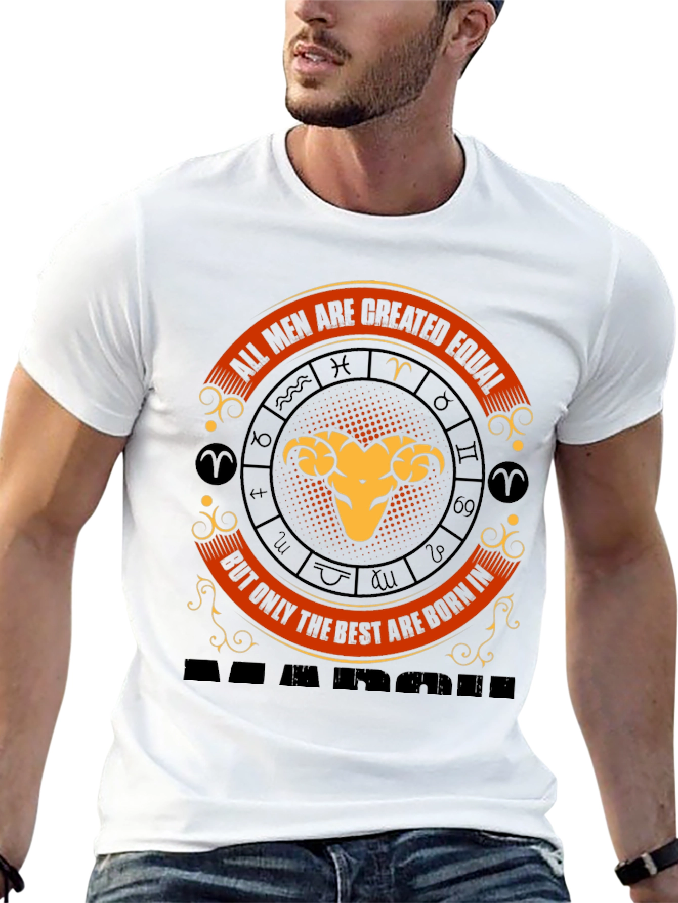Aries Zodiac T-Shirt: Best Men Born in March