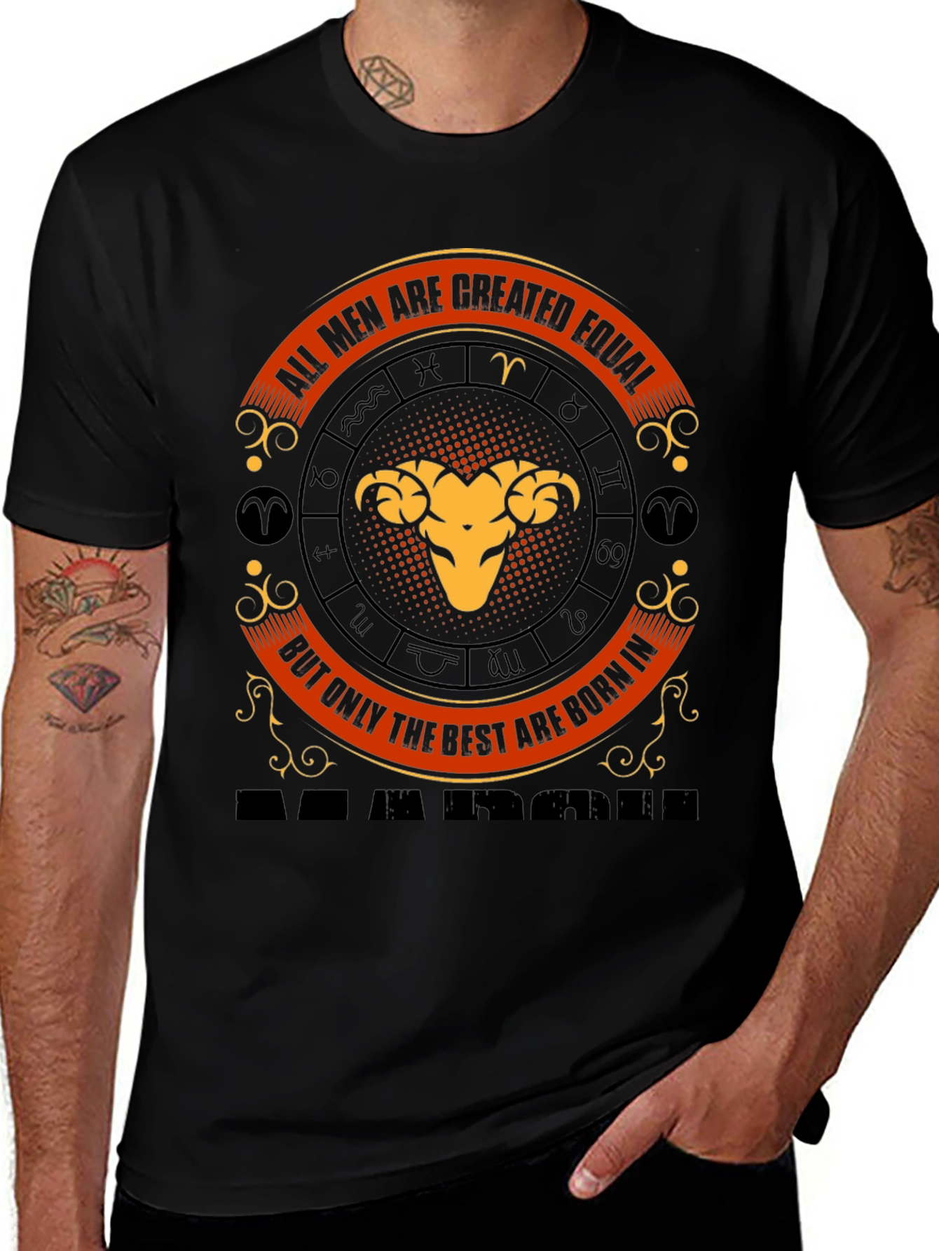 Aries Zodiac T-Shirt: Best Men Born in March