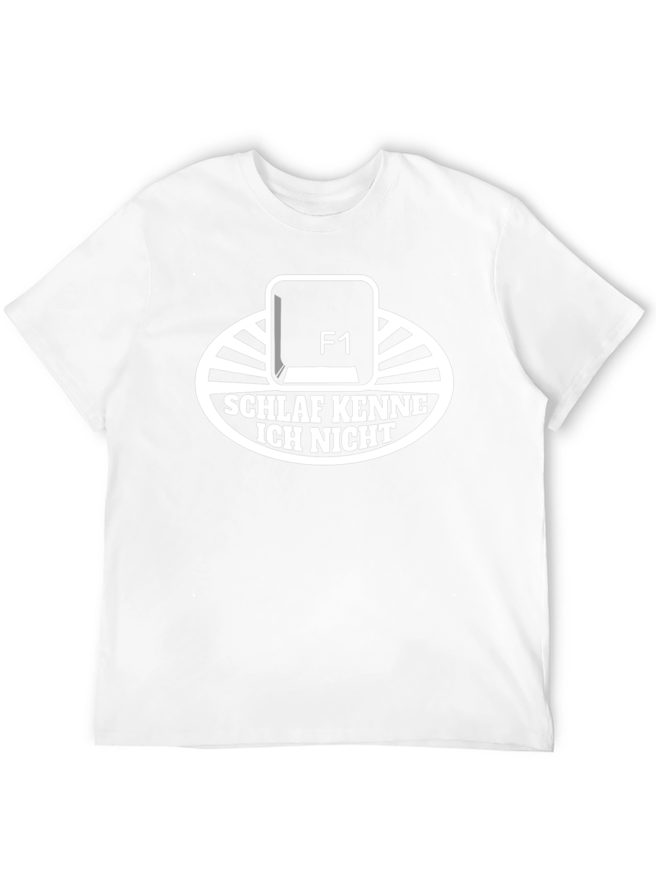 Funny Schlaf Kenne Ich Nicht F1 Black T-Shirt
