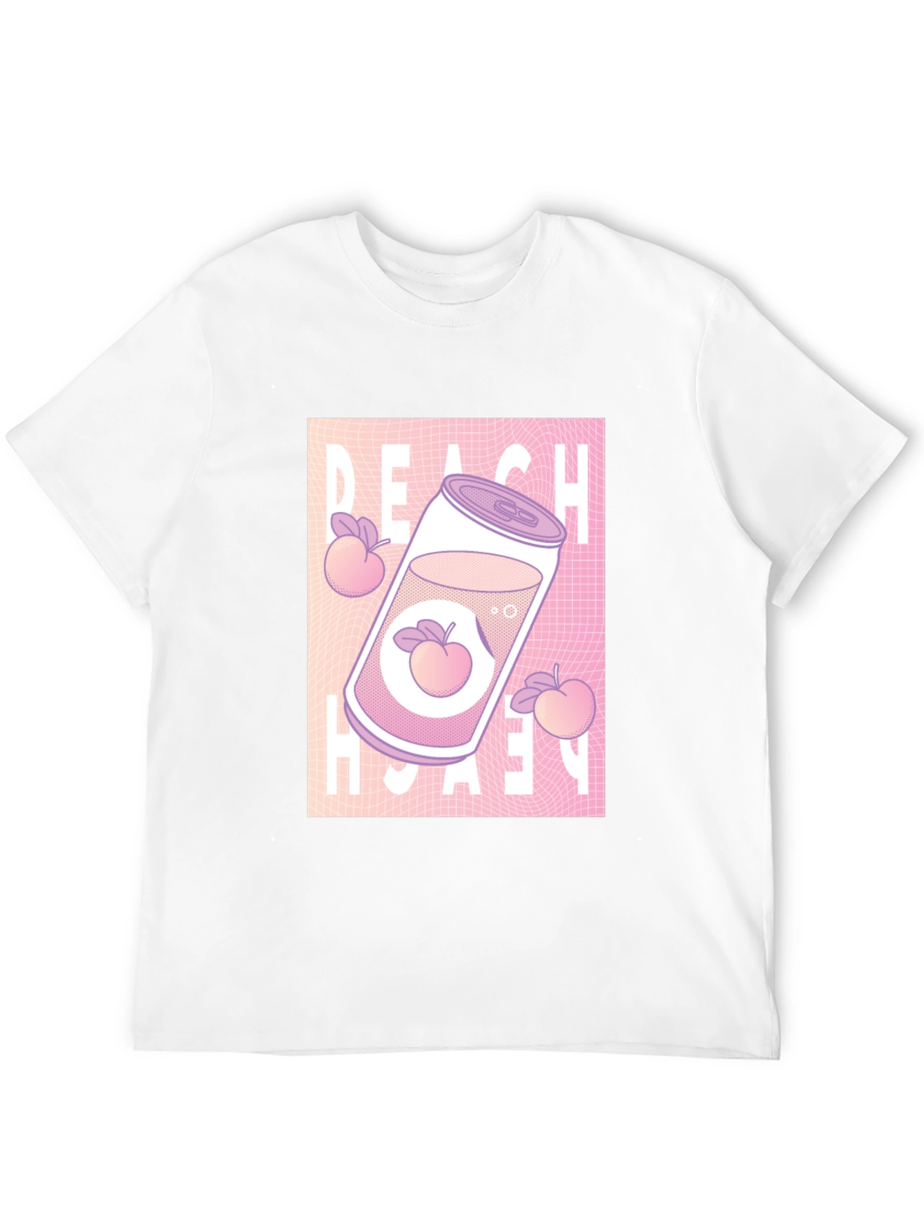 Peach Drink Aesthetic Graphic T-Shirt