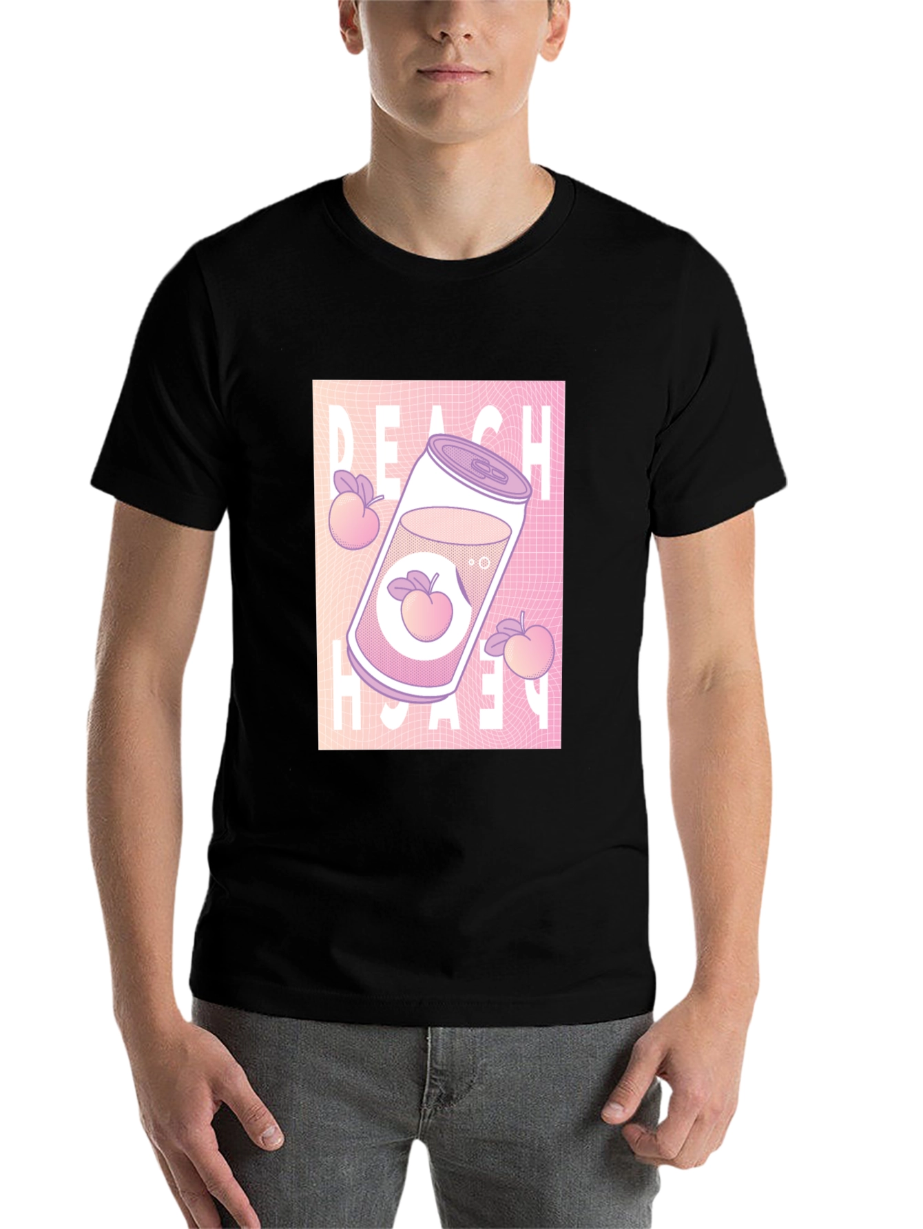 Peach Drink Aesthetic Graphic T-Shirt