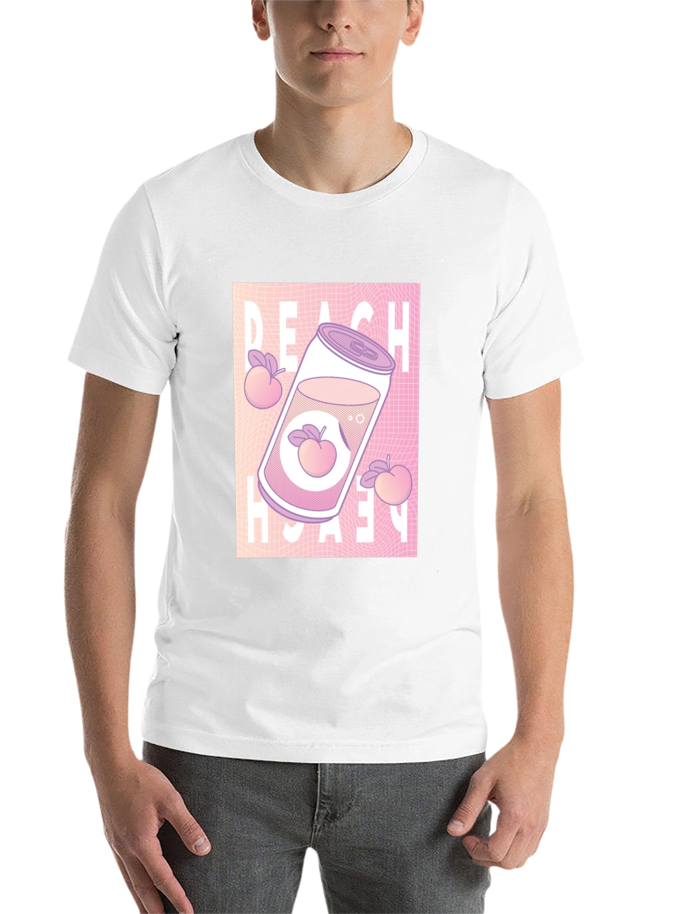 Peach Drink Aesthetic Graphic T-Shirt