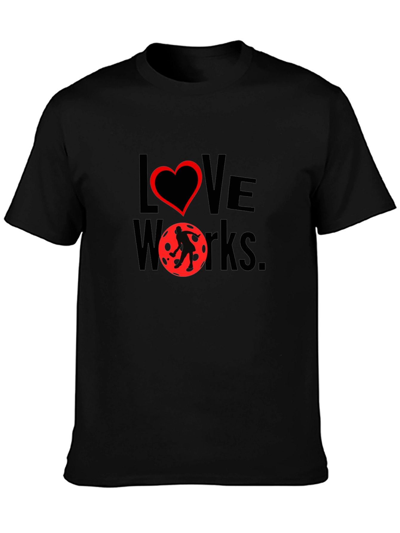 Love Works T-Shirt - Black