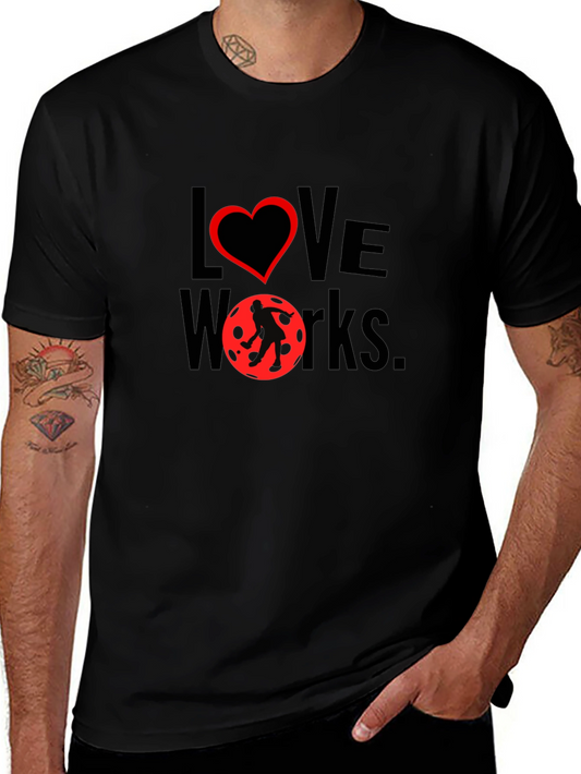 Love Works T-Shirt - Black