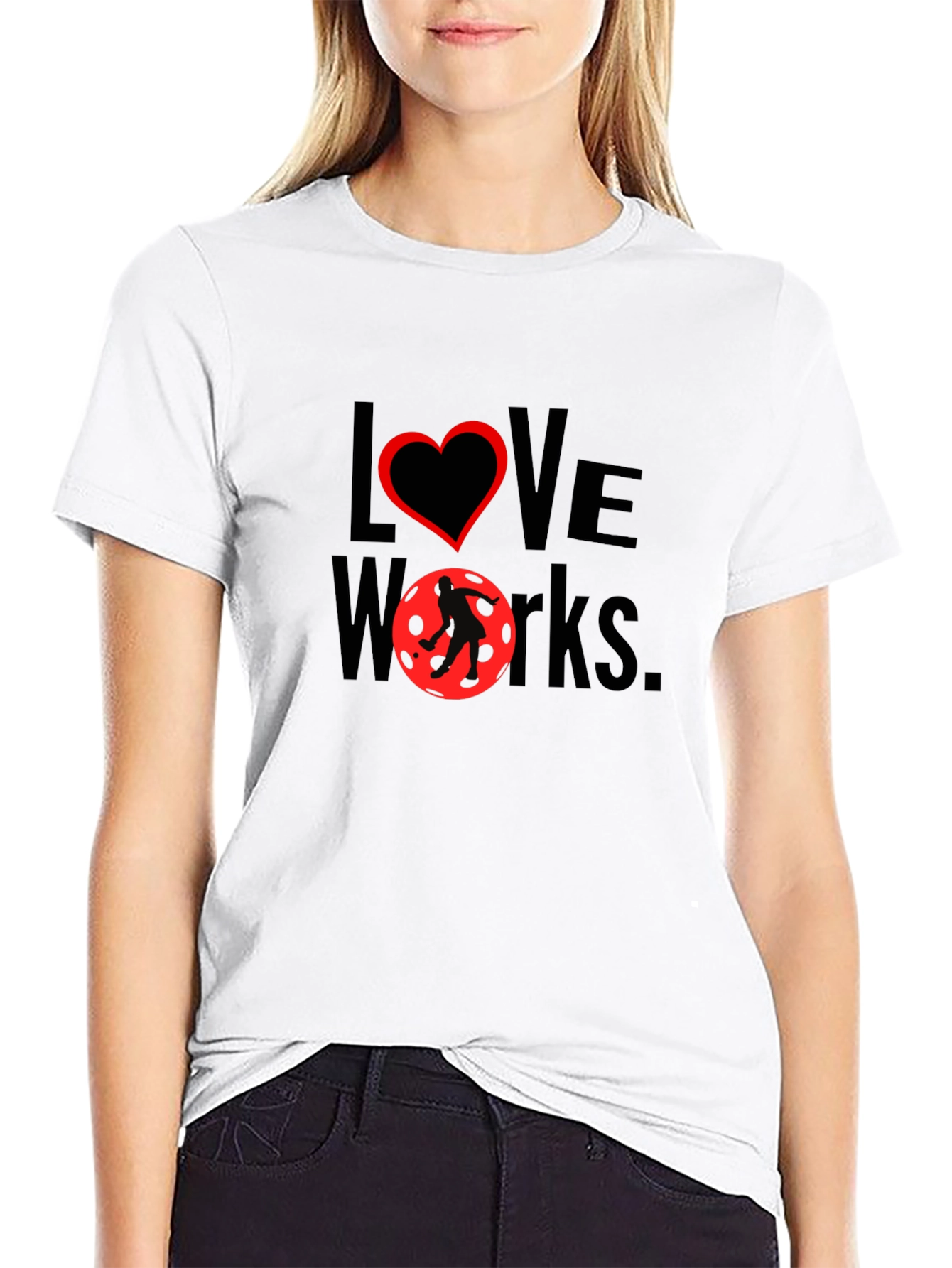 Love Works T-Shirt - Black