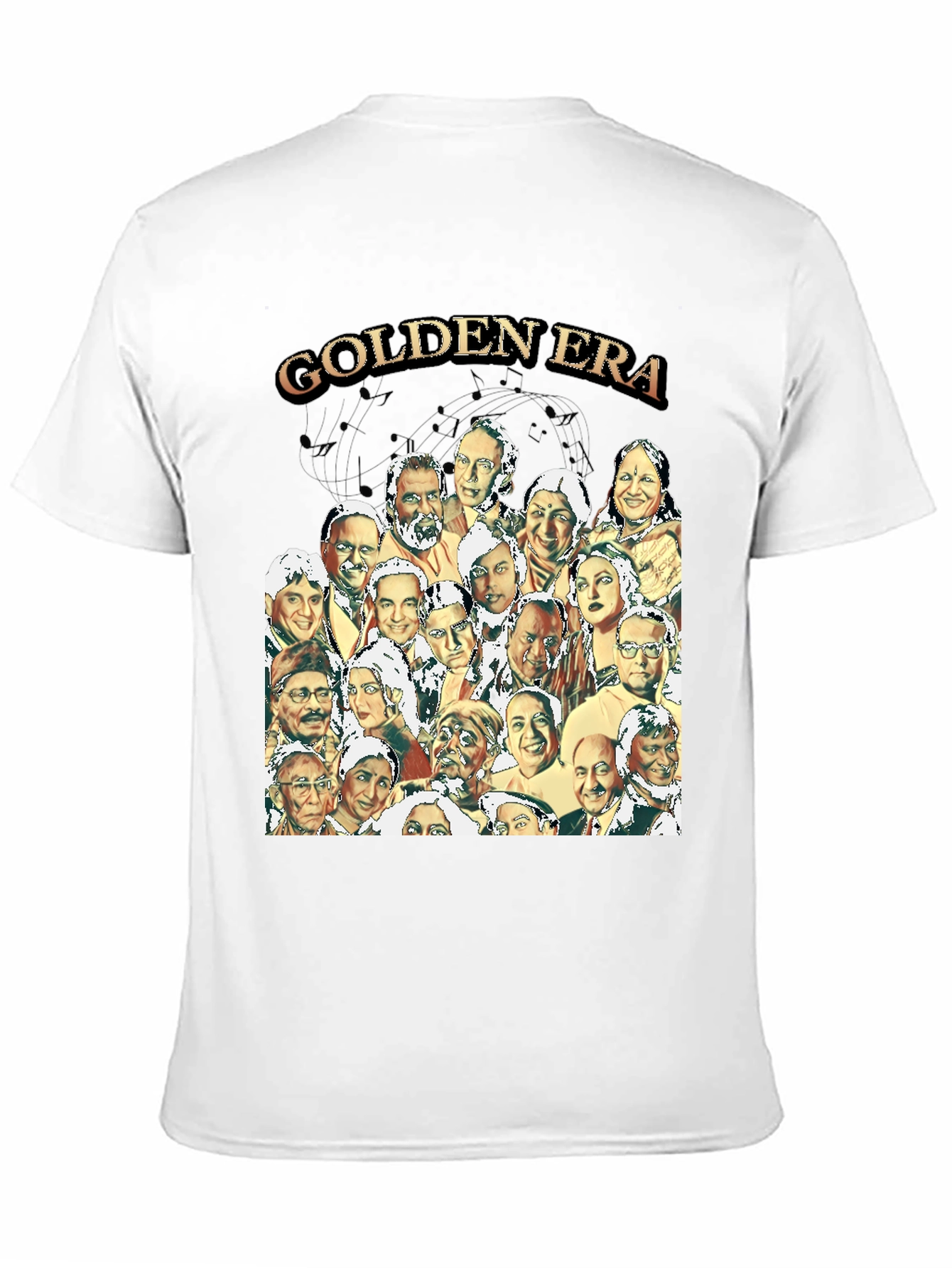Golden Era Graphic Print Black T-Shirt